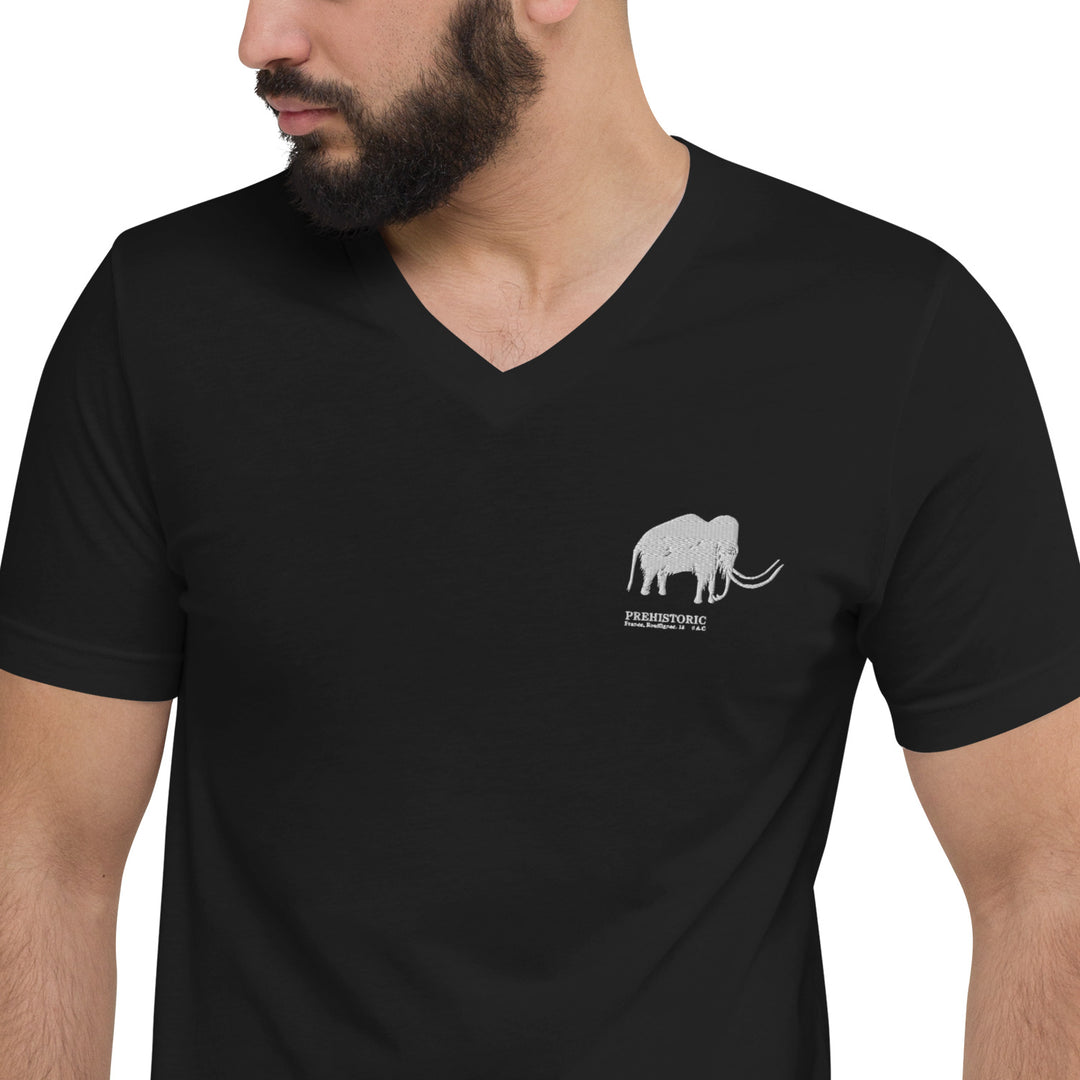 Mammoth - Unisex Short Sleeve V-Neck T-Shirt 